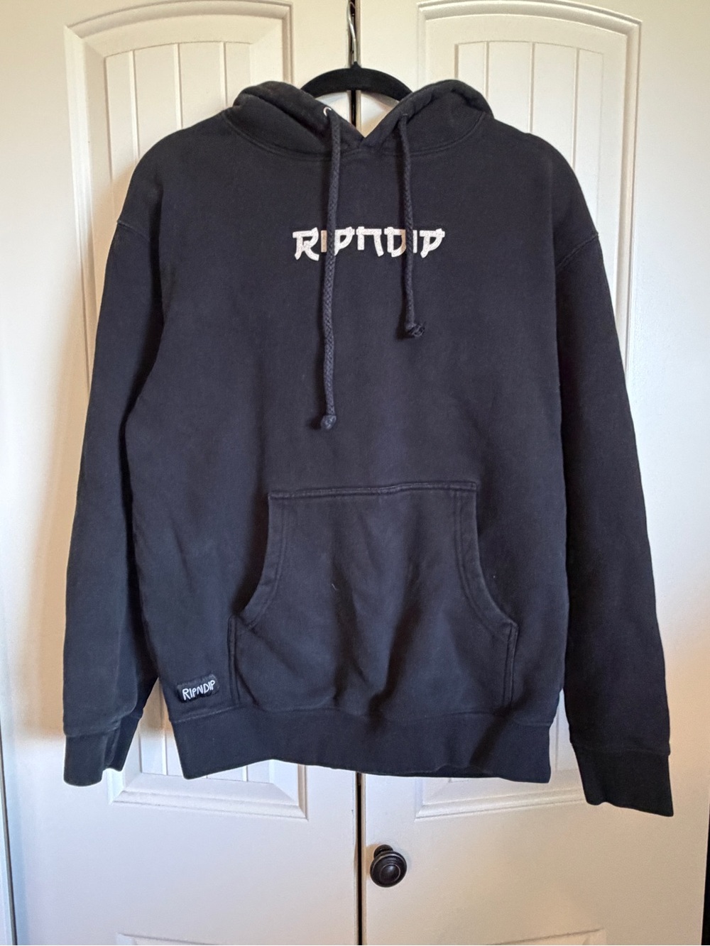 Ripndip Black Logo Pullover Hoodie